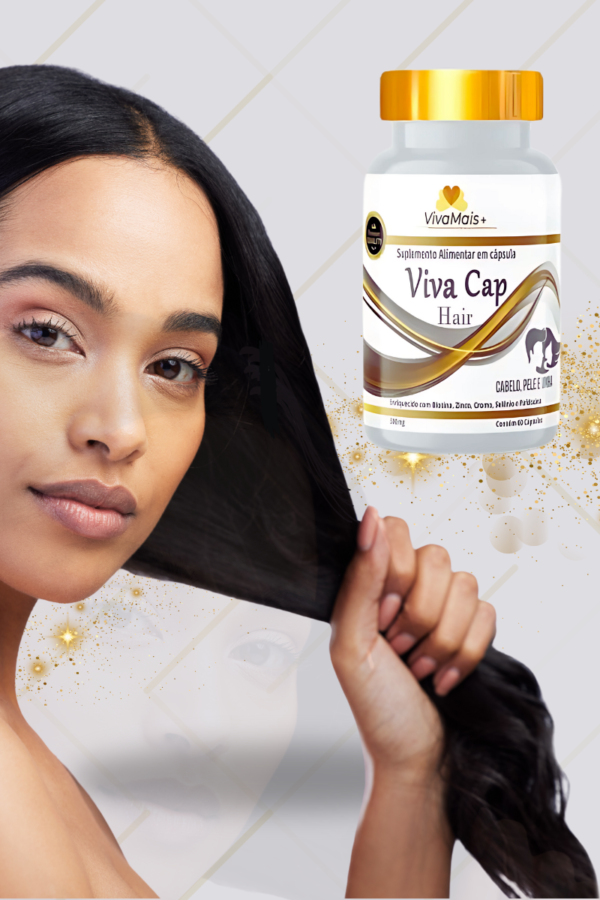 Viva Cap Hair - Suplemento Alimentar Para Saúde Dos Cabelos - Image 2