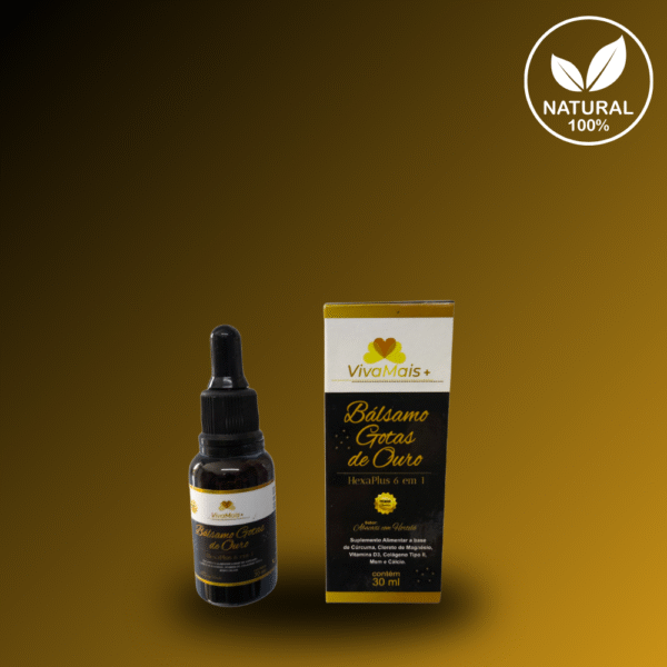 Bálsamo Gotas De Ouro - Suplemento Alimentar Em Gotas 30ml