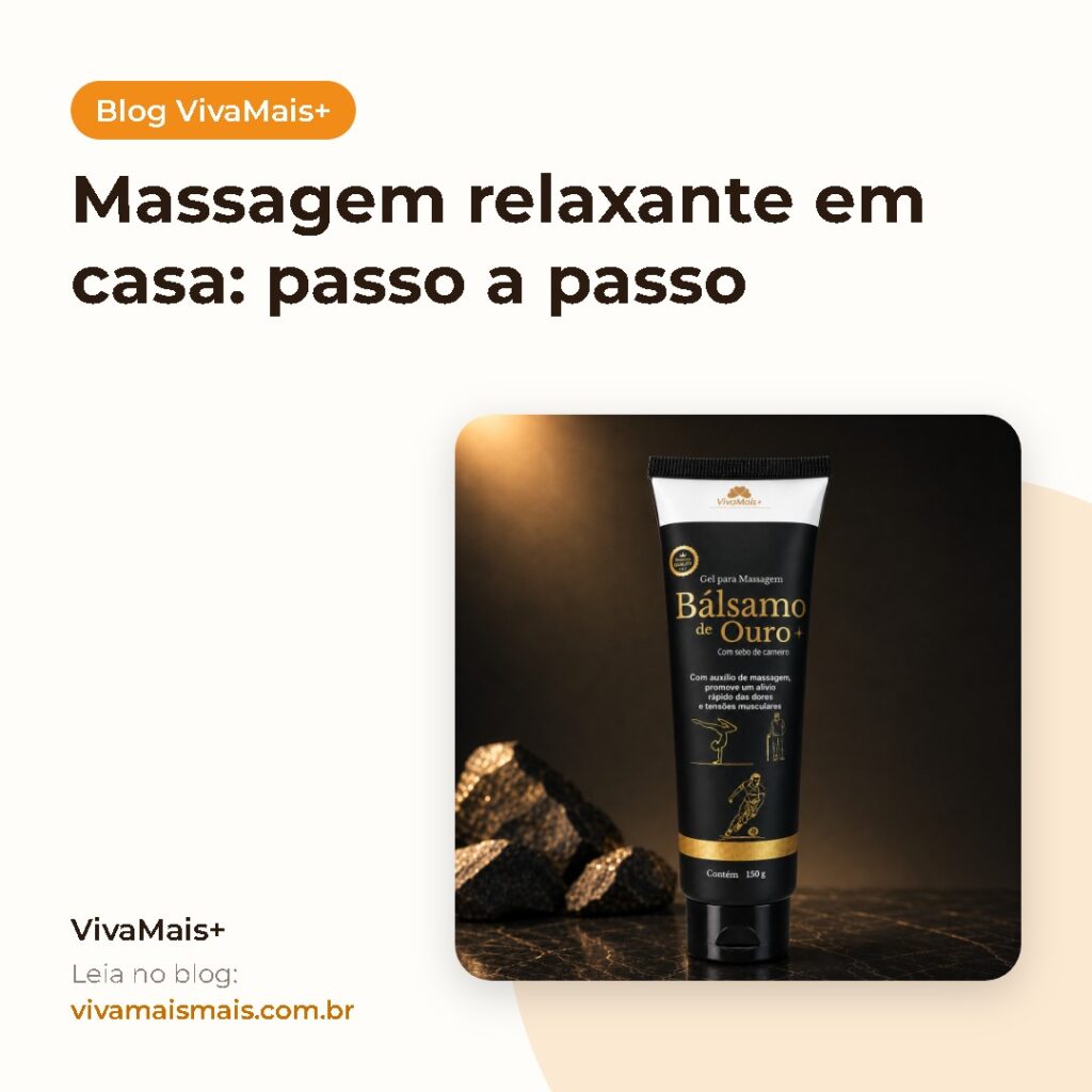 Massagem relaxante em casa: passo a passo
